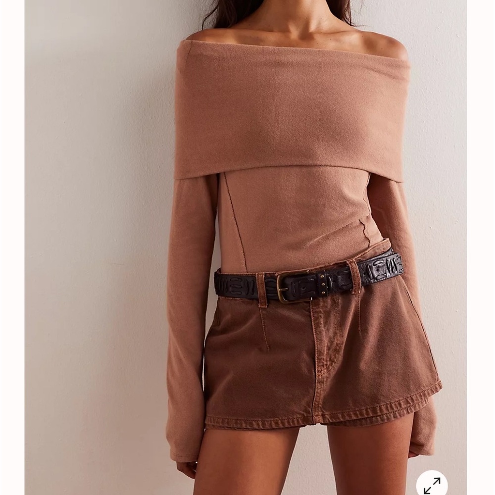 Free People Iris Off Shoulder Layering Top